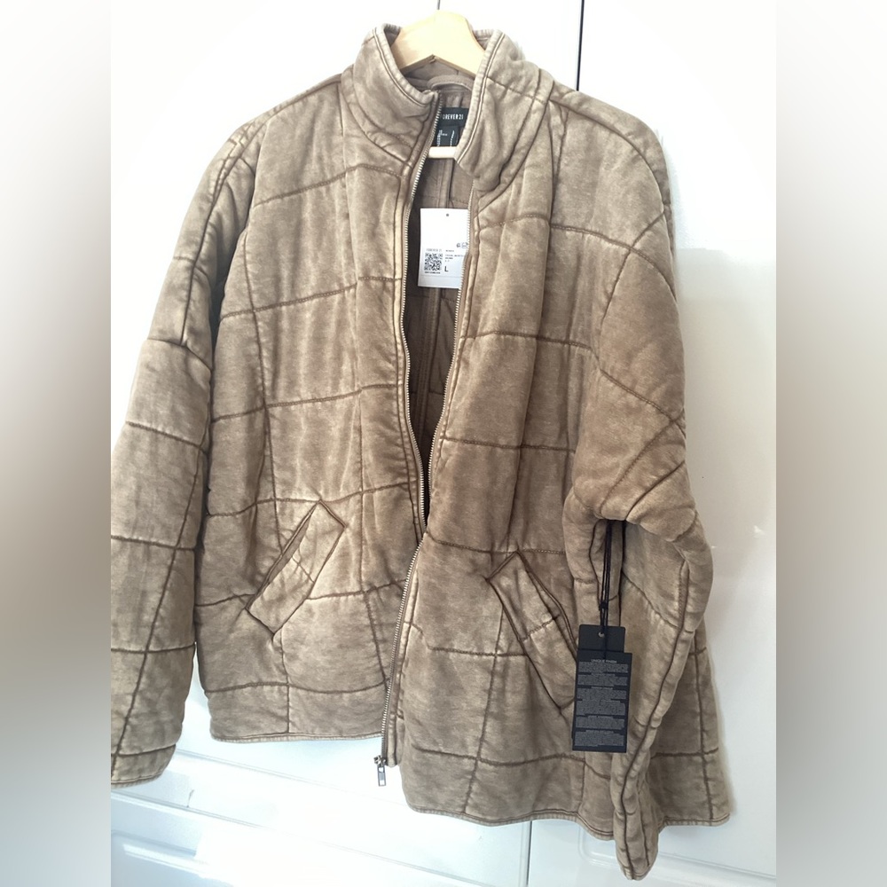 Quilted dolman jacket